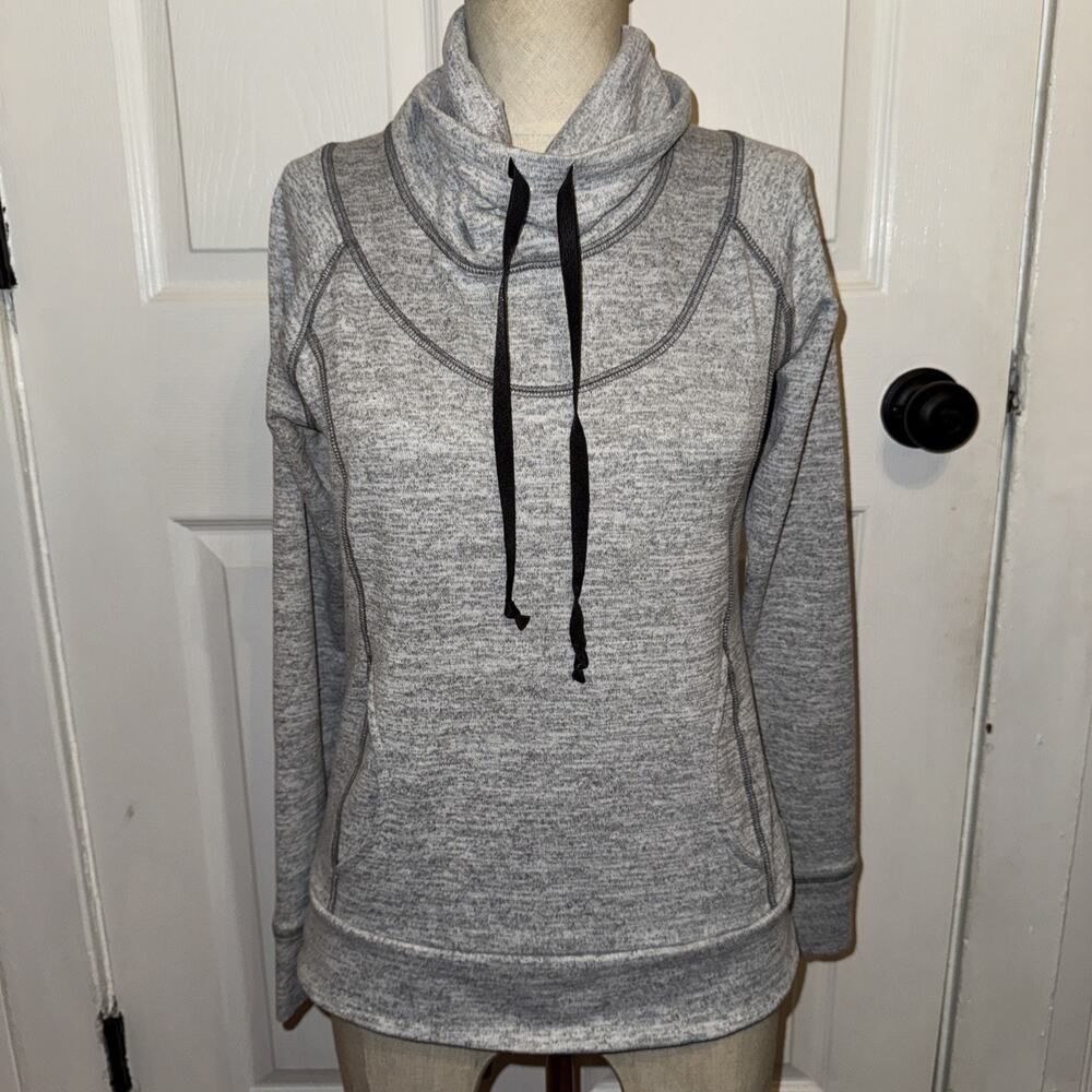 Kuhl Lea Pullover Women's Cowl Neck in Ash Gray Long Sleeve Pullover Size‎ XS
